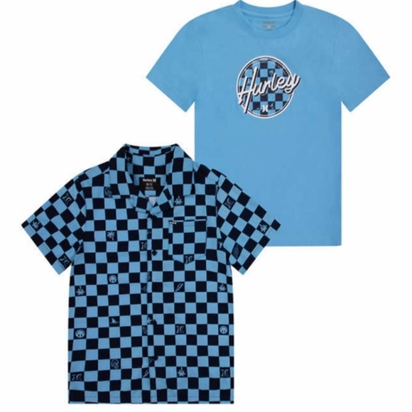 NWT Boys Hurley 2 Piece Shirt Set - Picture 4 of 6